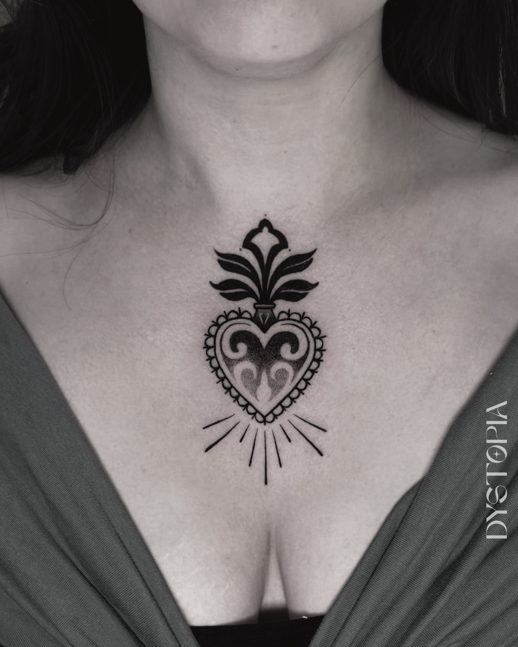Tatouage réalisé par Dystopia Tattoo à Metz