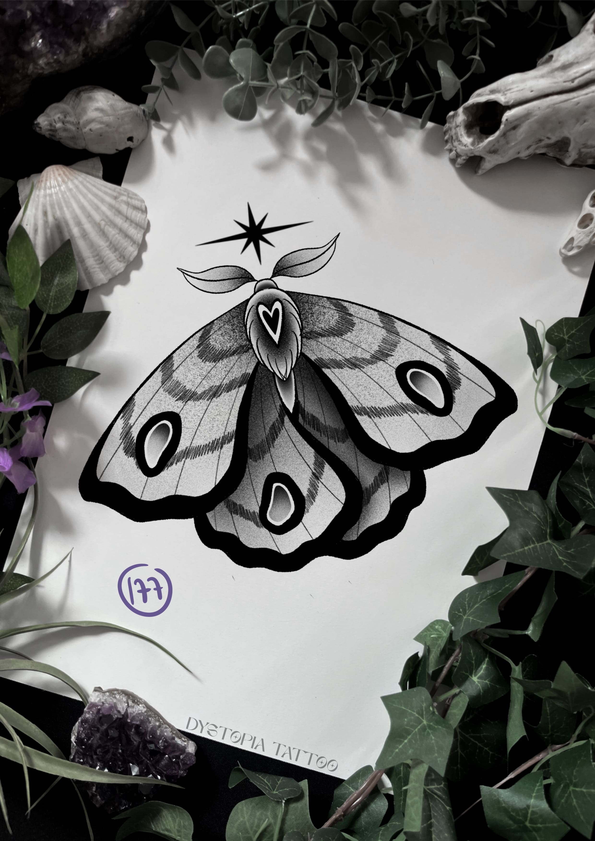 Tatouage réalisé par Dystopia Tattoo à Metz