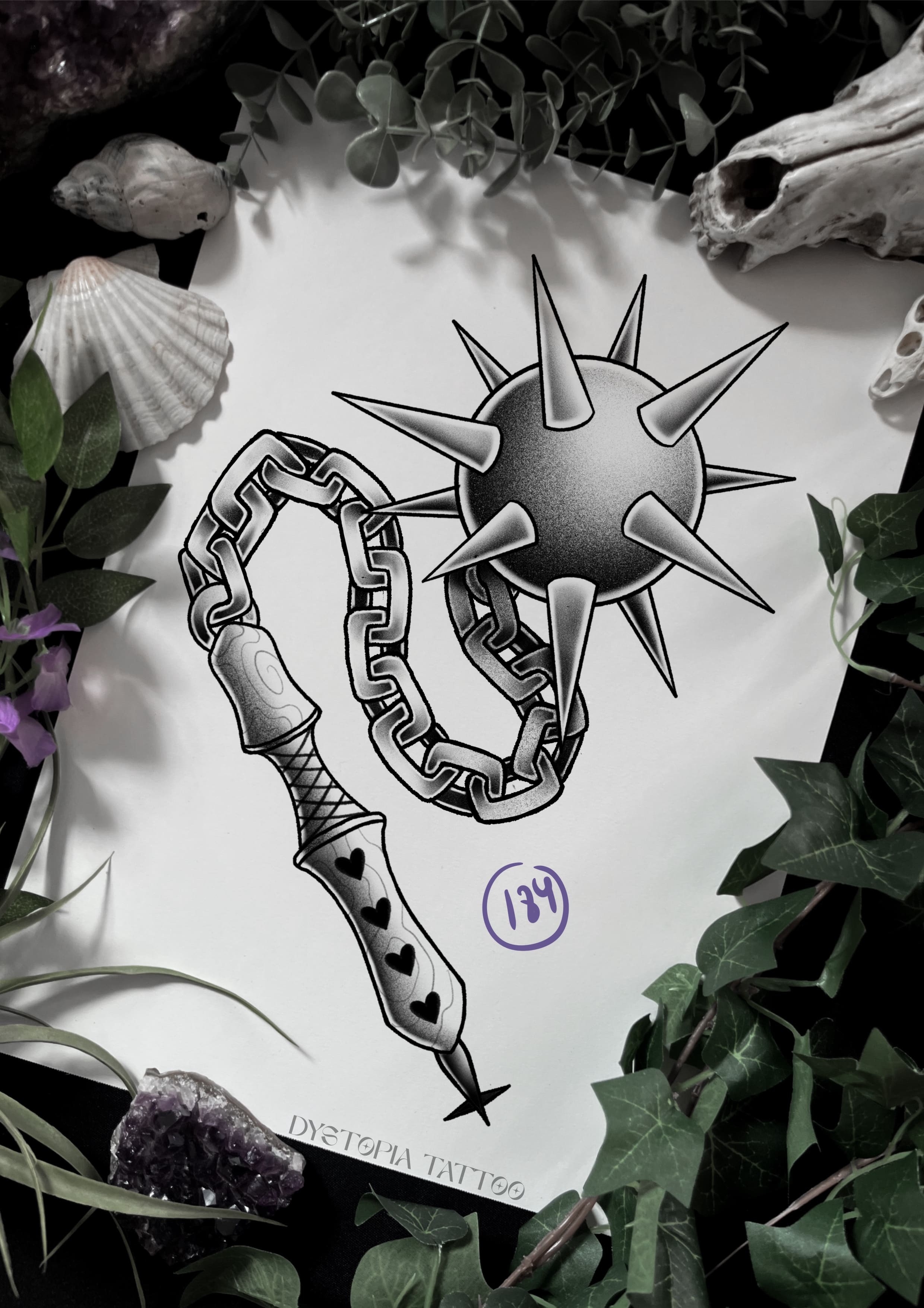 Tatouage réalisé par Dystopia Tattoo à Metz